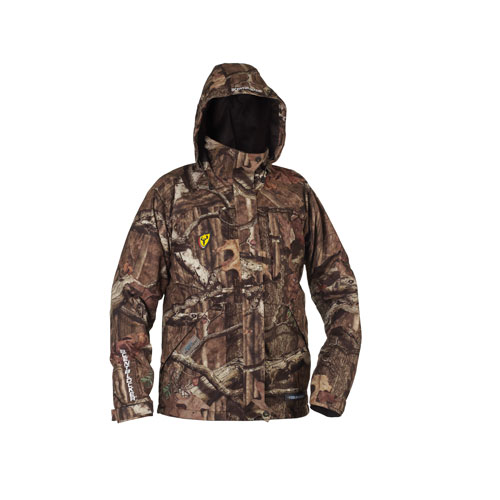 Triple Threat garments are waterproof, windproof and breathable and include infused carbon system and body-lock closure system to contain odors.