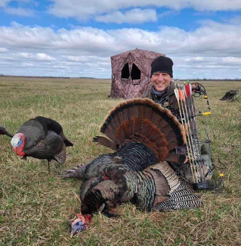 Maas SD turkey with decoys