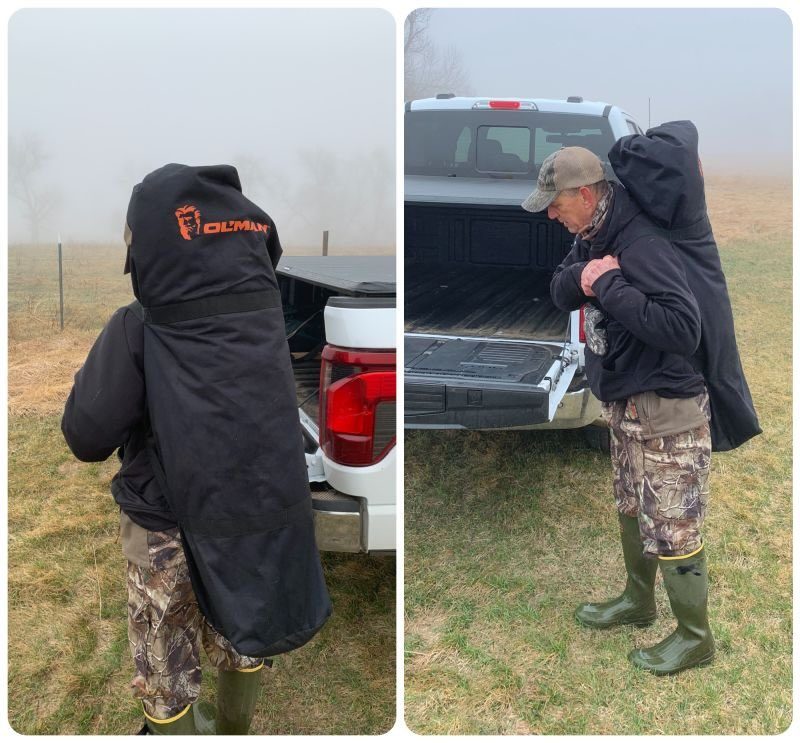 Ol Man Bounty Hunter 270 carrying straps