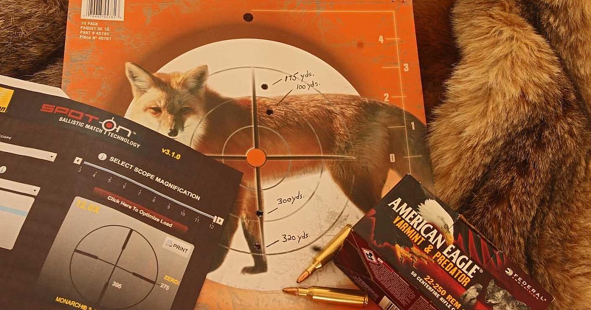 Coyote Vital Zone Size and MPBR Sighting-In… | Grand View Outdoors