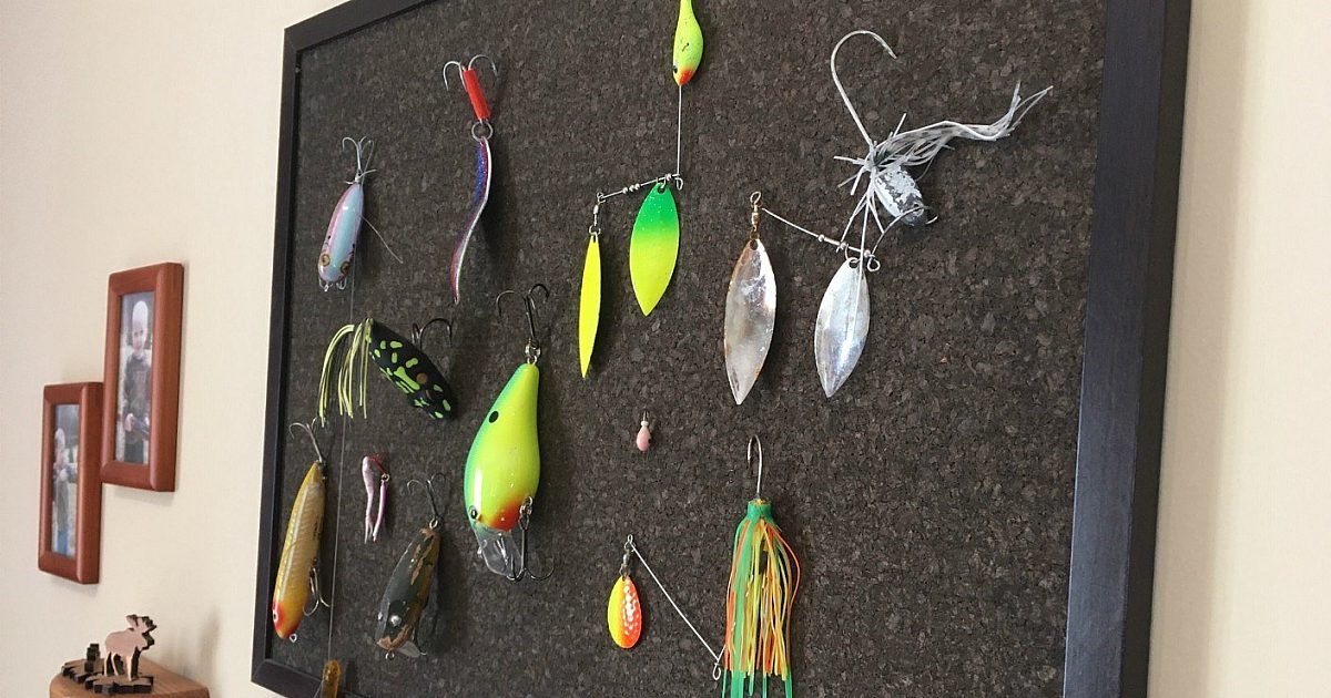 cover hook points fishing lure display Onfireguy 250-Pack Large Adjustable Clear Acrylic Stand Easels for Large Fishing Lures, Wildlife Calls, and Knives Display it in this beautiful Fishing Lure Display Case Cabinet Fishing Lure Display Idea: The