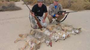 204 success The author L with his hunting buddy Ed Davis at the end of a 12 hour hunt with the 204s