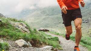 Trail runner i Stock