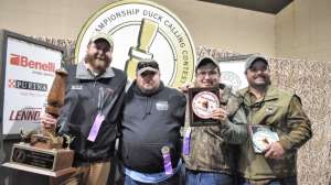WATERFOWL 2018 Worlds Duck Calling Contest winner Logan Hancock and 2 4 181203 143347