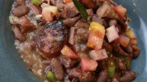 Red Beans and Rice with Venison Sausage