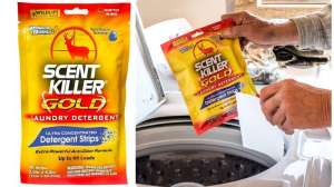 Scent Killer detergent strips collage