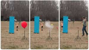 Lil Jamison trick shot collage