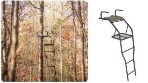Millennium L118 Bowlite Ladder Stand collage