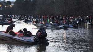 BASS Collegiate Anglers fishing