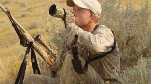 CH404 Howling to get a response and lure in coyotes copyright Mark Kayser1 181003 155113