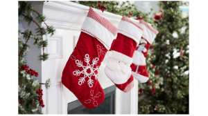 Christmas stockings hanging