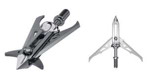Collage Ravin Steel mechanical broadhead