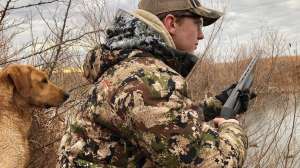 Elliott and Cash the dog