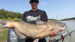 Elliott with big catfish beauty