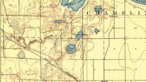 Five Keys Hunting Deer Beds Topo Map