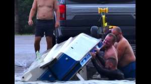 Florida boat launch fail video