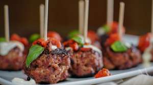Grilled Venison Meatballs photo by Camp Chef