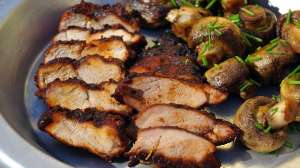 Grilled bobcat with memphis style bbq rub photo by Keith Sutton