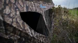 Ground blind window options