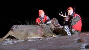 Iowas shed buck snow