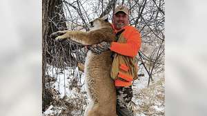 Mountain lion North Dakota pheasant hunter Photo by Gary Gorney