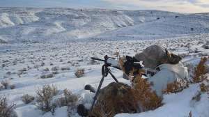 PH405 Predator hunter set up overlooking rough terrain copyright Mark Kayser
