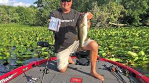 Pro angler Terry Scroggins Kicker Tail worm
