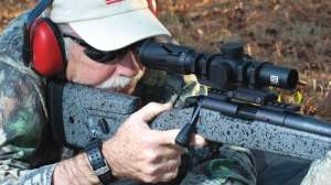 Reviewer Guy Sagi with the EO Tech Vudu 1 8x24mm SFP Riflescope