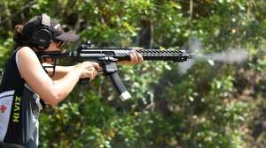 Sig Sauer Lena Miculek 3 gun competition shooter