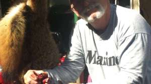 Skip Van Buren of Michigan and coyote