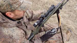 Using an electronic predator caller with remote copyright Mark Kayser