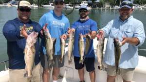 Walleye trip photo 1 back at the dock