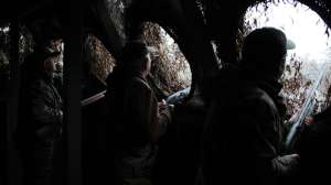 Waterfowl Season hunters in blind photo by clemons