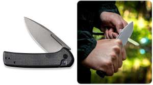 We Knife Company Conspirator Button Lock Knife