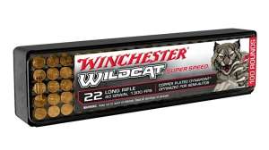 Winchester Wildcat Super Speed 22 rifle ammunition