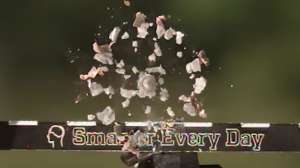 Bullet impacts slow mo