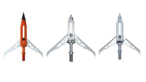 Collage Ravin broadheads three types