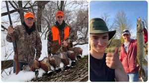 Collage national hunt and fish day