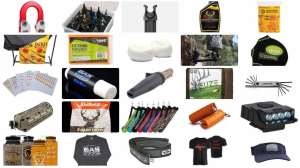 Collage of gifts for hunters