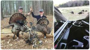 Collage wild turkey aiming advice