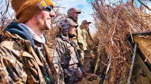 Ducking hunting crash landing