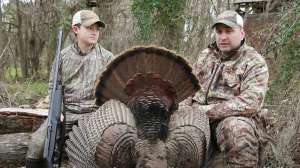 Field dressing a turkey