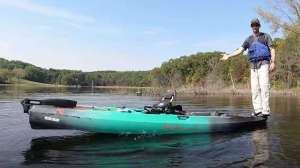 Kayak stability test pic