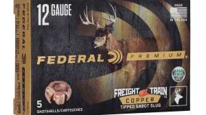 Resize Federal 12ga Freight Train Copper Tipped Sabot Slug lg