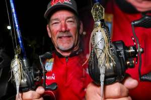 Browning bass with lures