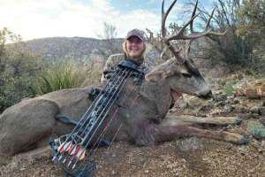 First Compound Bow New Mexico mule deer