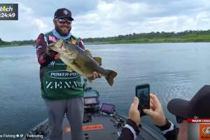 11 pound bass caught in Florida