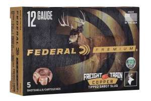 Resize Federal 12ga Freight Train Copper Tipped Sabot Slug lg