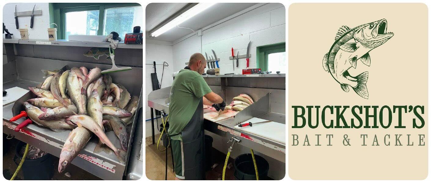 Walleye cleaning collage